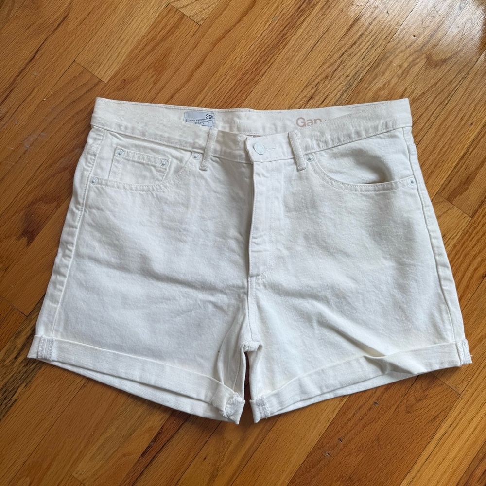 GAP Women's Cream Jean Shorts